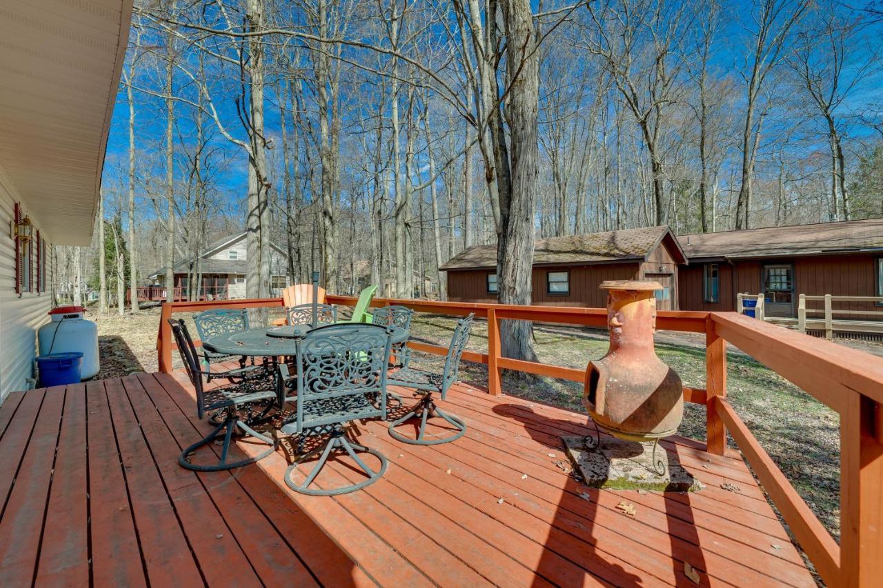 Сasa de vacaciones Cozy Pocono With Fire Pit And Ping Pong! Pocono Lake